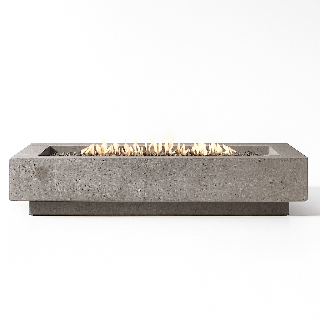 StrataForm Elevate Concrete Fire Table — Patio and Backyard